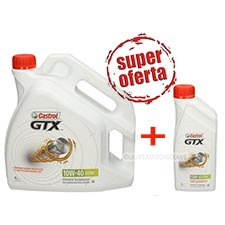 Castrol GTX 10W40 Ultra Clean A3/B4 4+1L * Mega PACK