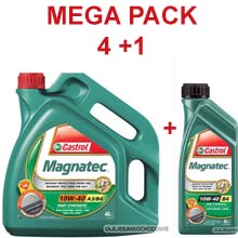 Castrol Magnatec 10W40 4L + 1L * Mega PACK