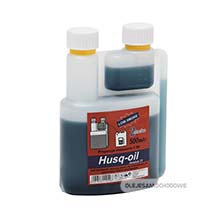 HUSQ-OIL olej do dwusuww 500ml +dozownik / zielony