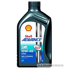 Shell ADVANCE Ultra 4T 10W40 1L Syntetyk