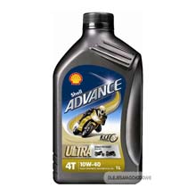 Shell ADVANCE Ultra 4T 10W40 1L Syntetyk