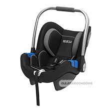 Nosideko SPARCO ISOFIX F300i Szare Grupa 0 (0-13kg)