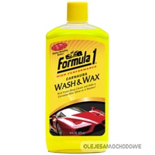 Szampon z woskiem "CARNAUBA" WASH&WAX 475ml FORMULA 1