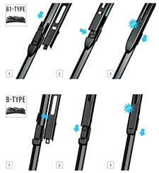 Komplet pir Aero (WBP300400) Citroen C4 2004 - 2010