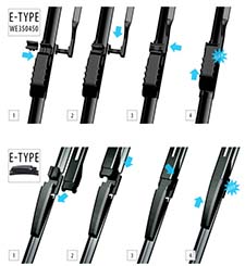 Komplet pir Aero (WE400425)  Audi A8 2006 - 2010