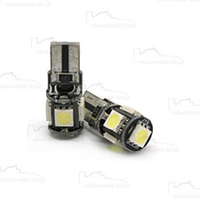 LED arwka 12V  5W  T10 W5W - 2szt. Canbus