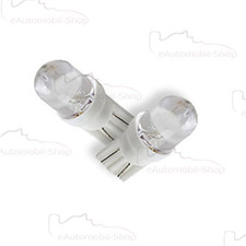 LED arwka 12V  5W  T10 W5W caoszklana - 2szt.